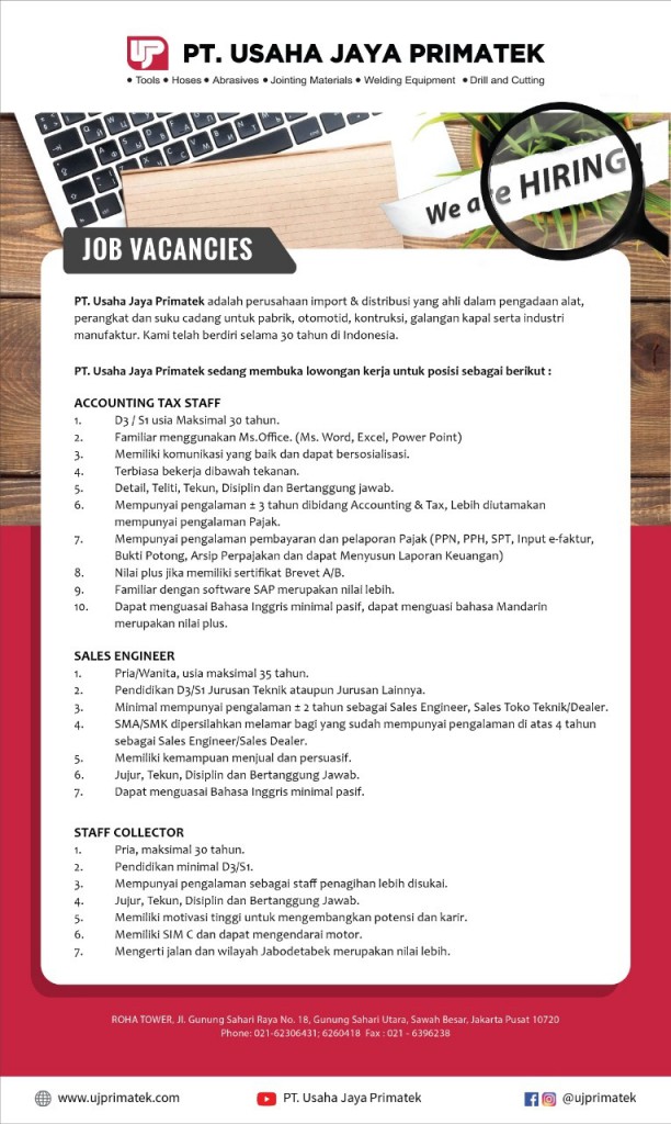 Job Vacancies (UBM) Web