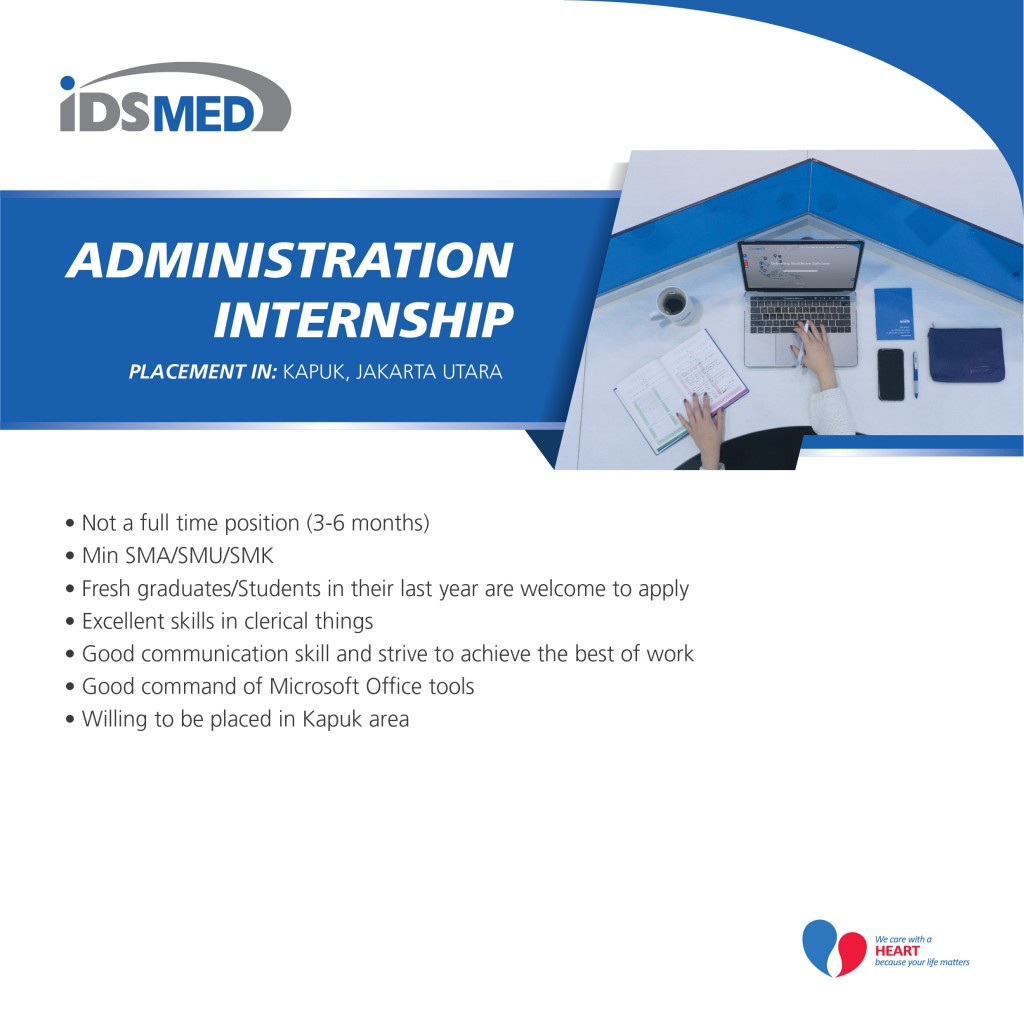 20190716_Job Vacancy - Administration Internship Kapuk No Post